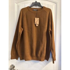 Paul Jones Long Sleeve sweater Men's 2XL Burnt Sienna Brown NWT